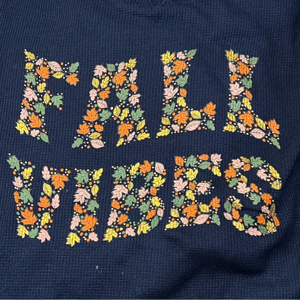 Festive Fall Vibes Thermal Top NWT - Picture 4 of 8